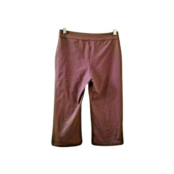 ANATOMIE Athletic Set Tank Capri Leggings Sz Small Brown Turquoise Trim Yoga - Picture 9 of 9